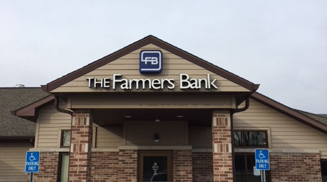 The Farmers Bank in Rossville, Indiana