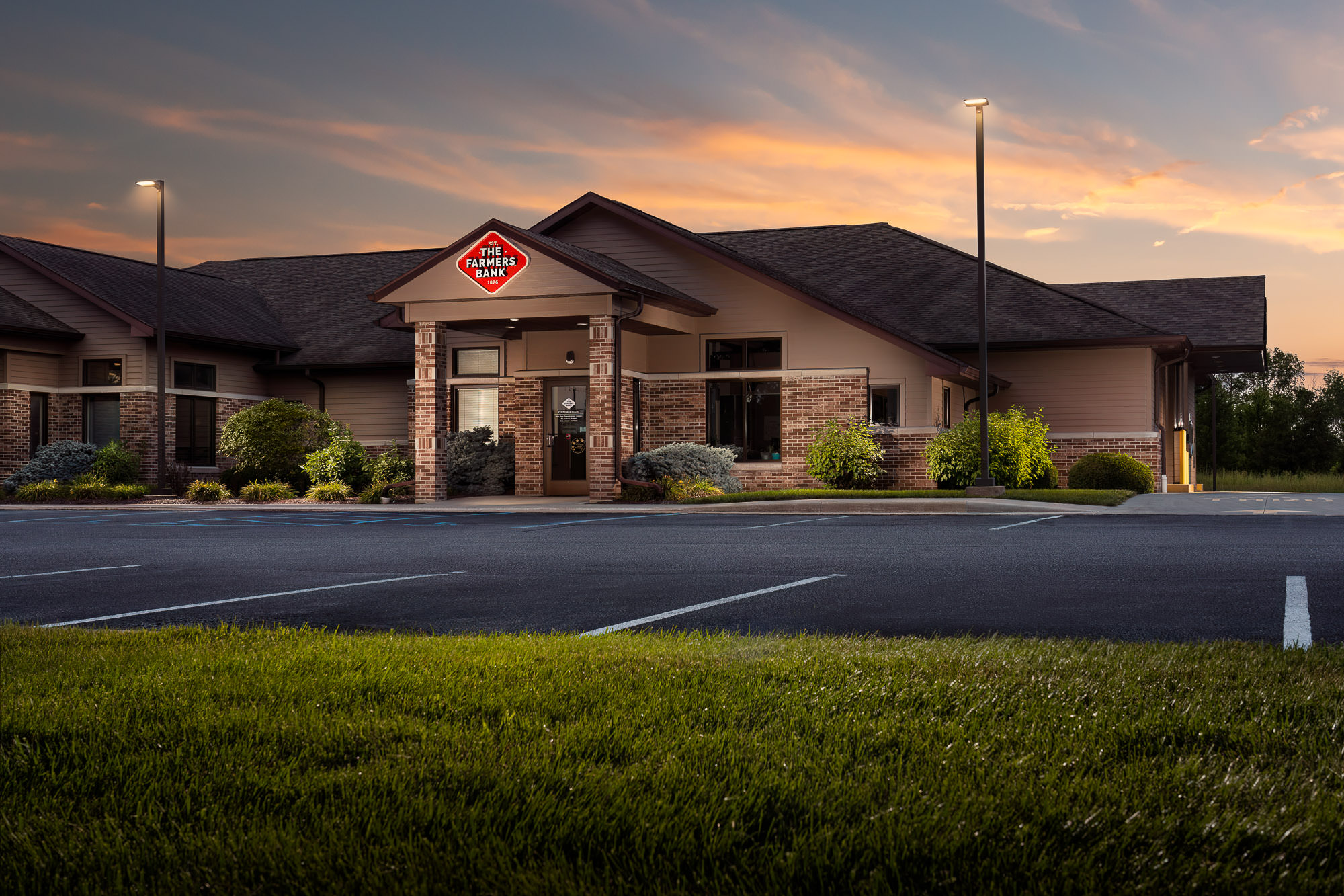 The Farmers Bank in Rossville, Indiana